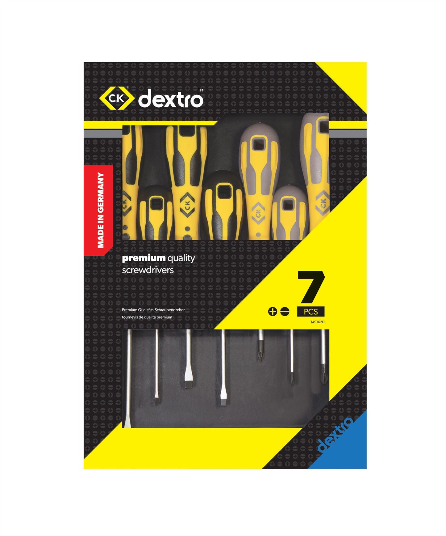 CK Tools Dextro Screwdriver Set of 7 PH/SL T49162D