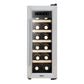 Sealey Baridi 12 Bottle Wine Cooler with Digital Touchscreen Controls & LED Light, Stainless Steel DH74