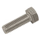 Sealey Stainless Steel Hex Head Set Screw DIN 933, M8 X 25 A2 - Pack of 50 S825S