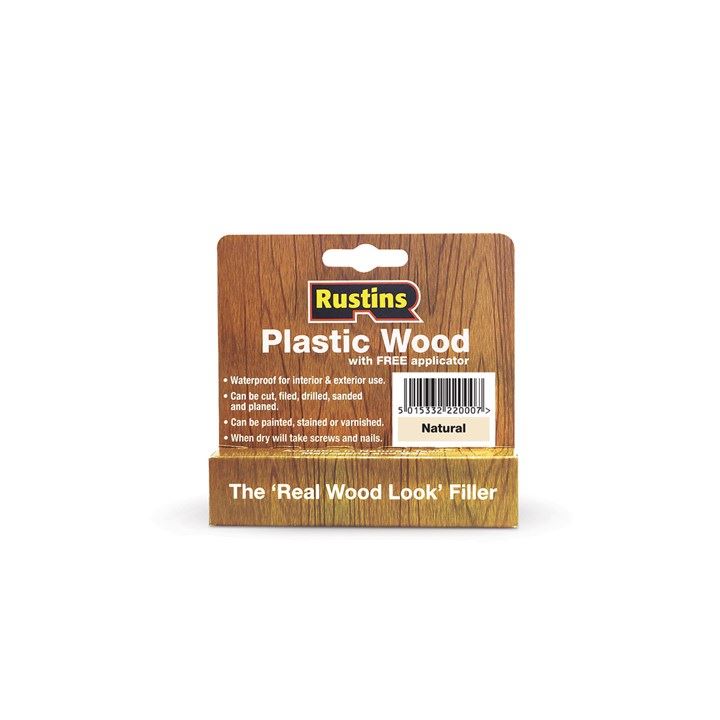 Rustins Plastic Wood Natural (Pwnatu)