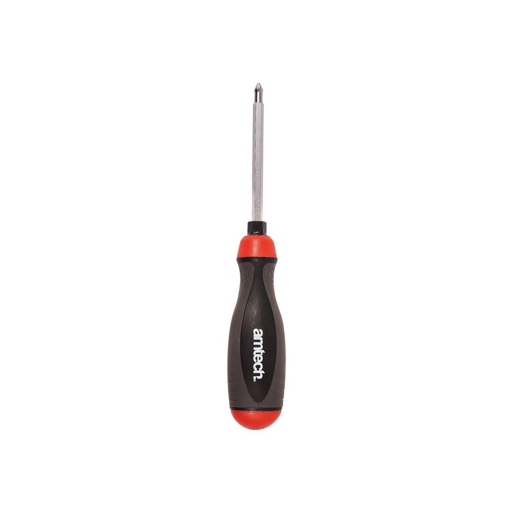 Amtech 6-In-1 Multihead Screwdriver Phillips Sizes 1/2/3 Pozi Sizes 1/2/3 Bits - L0480