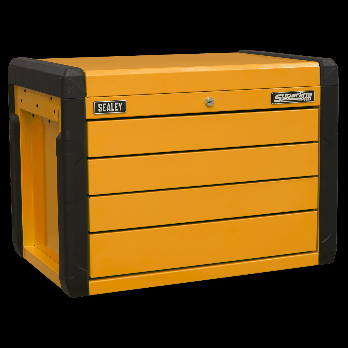 Sealey Superline Pro 4-Drawer Push-to-Open Topchest with Ball-Bearing Slides - Orange APPD4O