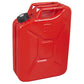 Sealey Screw Cap Metal Jerry Can 20L - Red JC20SCR