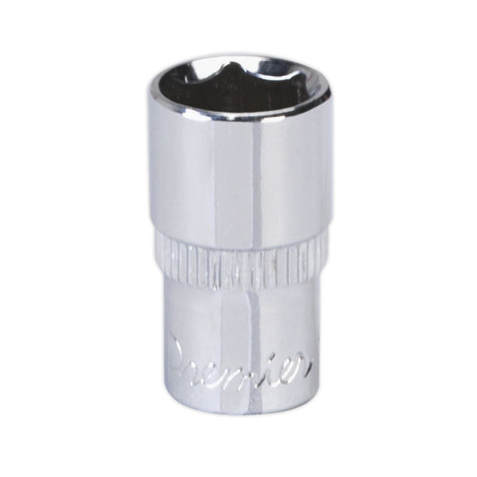 Sealey WallDrive Socket 10mm 1/4"Sq Drive Fully Polished SP1410