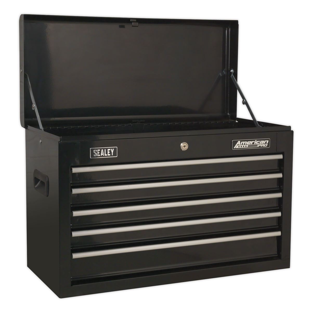 Sealey Topchest 5 Drawer - Black & 230pc Tool Kit AP225BCOMBO