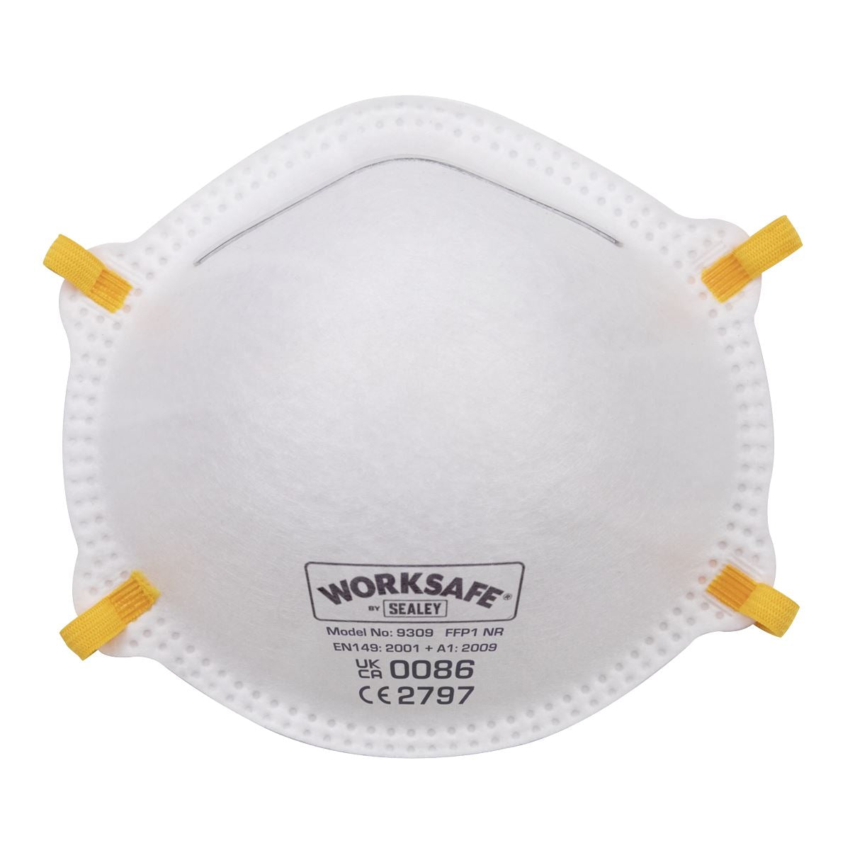 Sealey Cup Mask FFP1 - Pack of 10 9309/10