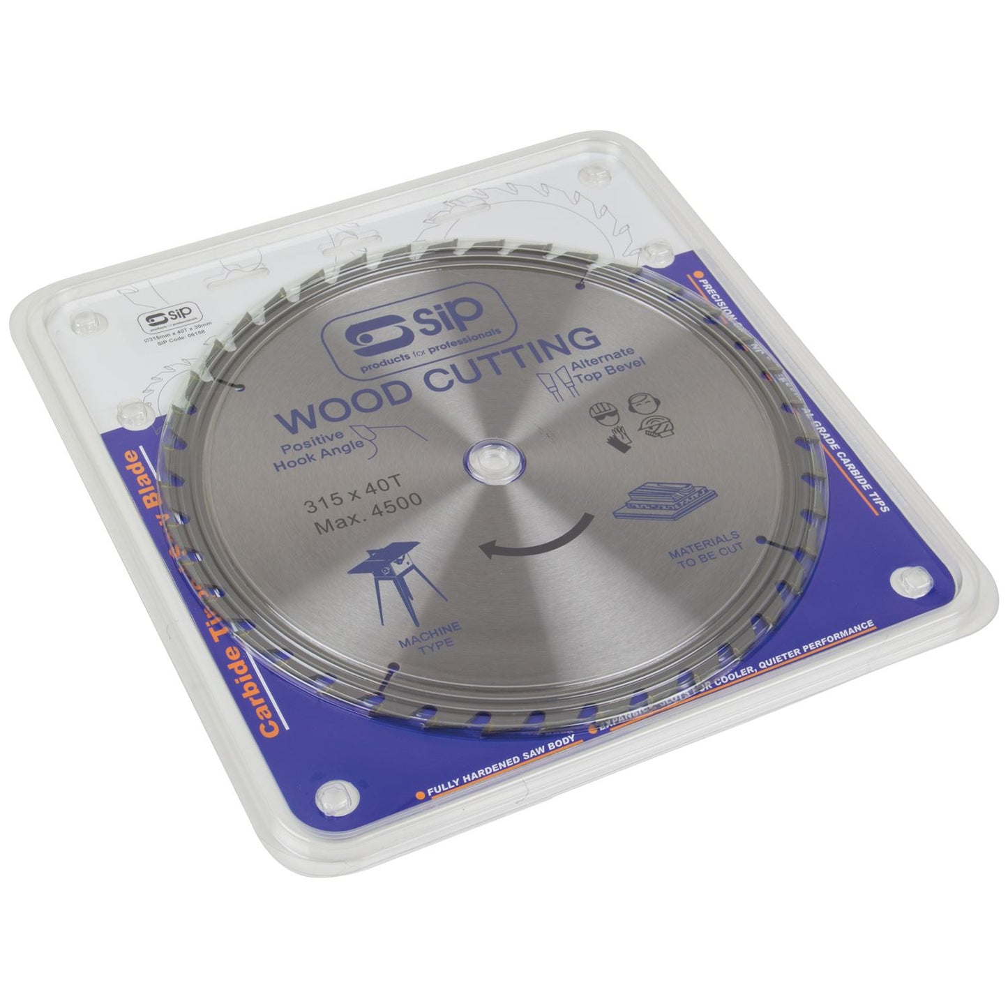 SIP Industrial 315mm x 30mm TCT 40T Circular Saw Blade