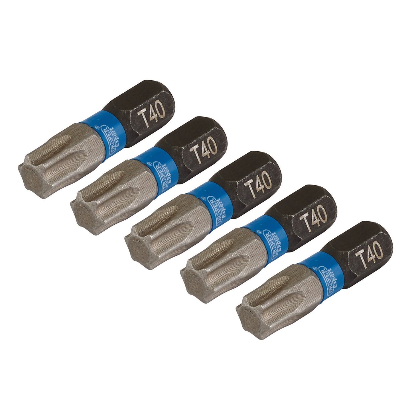 Draper T40 x 25mm Impact S/D Bit 5Pk IMBH/TX25/5