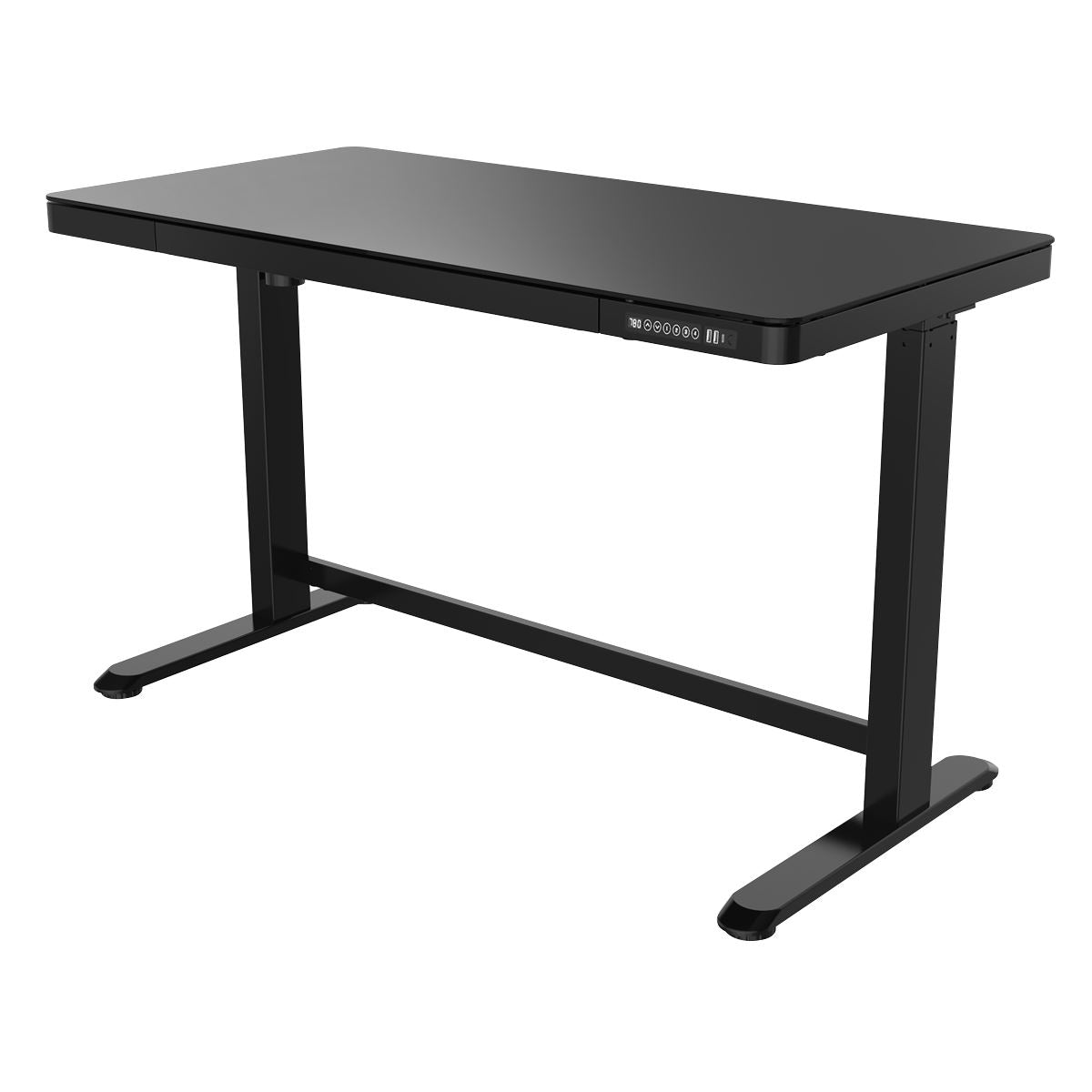 Sealey Dellonda Black Electric Adjustable Standing Desk with USB & Drawer, 1200 x 600mm DH53