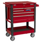 Sealey Heavy-Duty Mobile Tool & Parts Trolley with 5 Drawers & Lockable Top AP890M