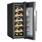 Sealey Baridi 12 Bottle Wine Cooler with Digital Touchscreen Controls & LED Light, Stainless Steel DH74