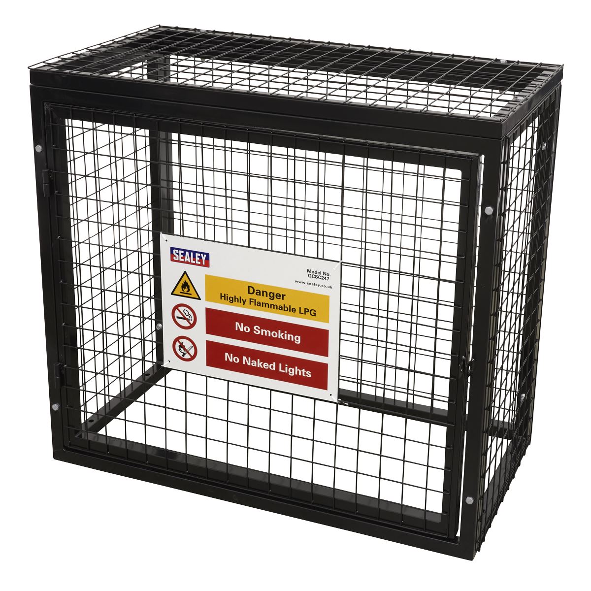 Sealey Safety Cage - 2 x 47kg Gas Cylinders GCSC247