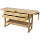 SIP Industrial Professional Hardwood 4-Drawer Workbench