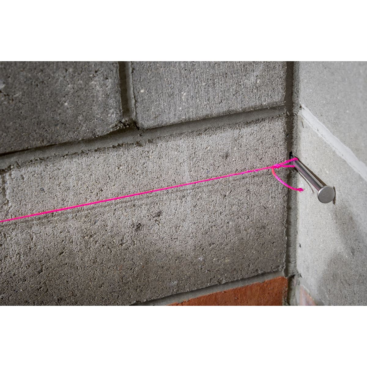 Sealey Braided Pink Nylon Brick Line - 76m BLP1