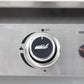 Dellonda 4 Burner Stainless Steel Portable Gas Plancha with Warming Rack 10kW