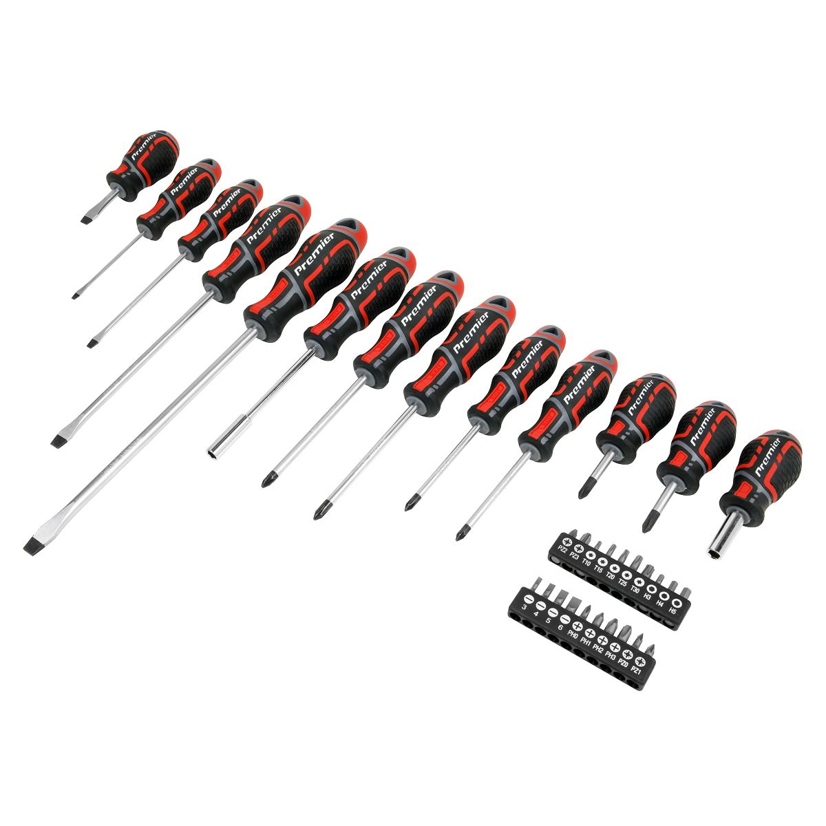 Sealey Screwdriver & Bit Set 33pc GripMAX AK4370