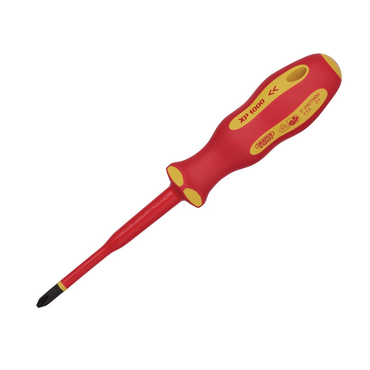 Draper No:2 X 100mm Ergo Plus Slimline Cross Slot Vde Screwdriver - 02164