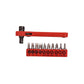 Amtech 11 Piece Offset Ratchet Screwdriver+Bits Cushion Grip Handle Tools - L1560