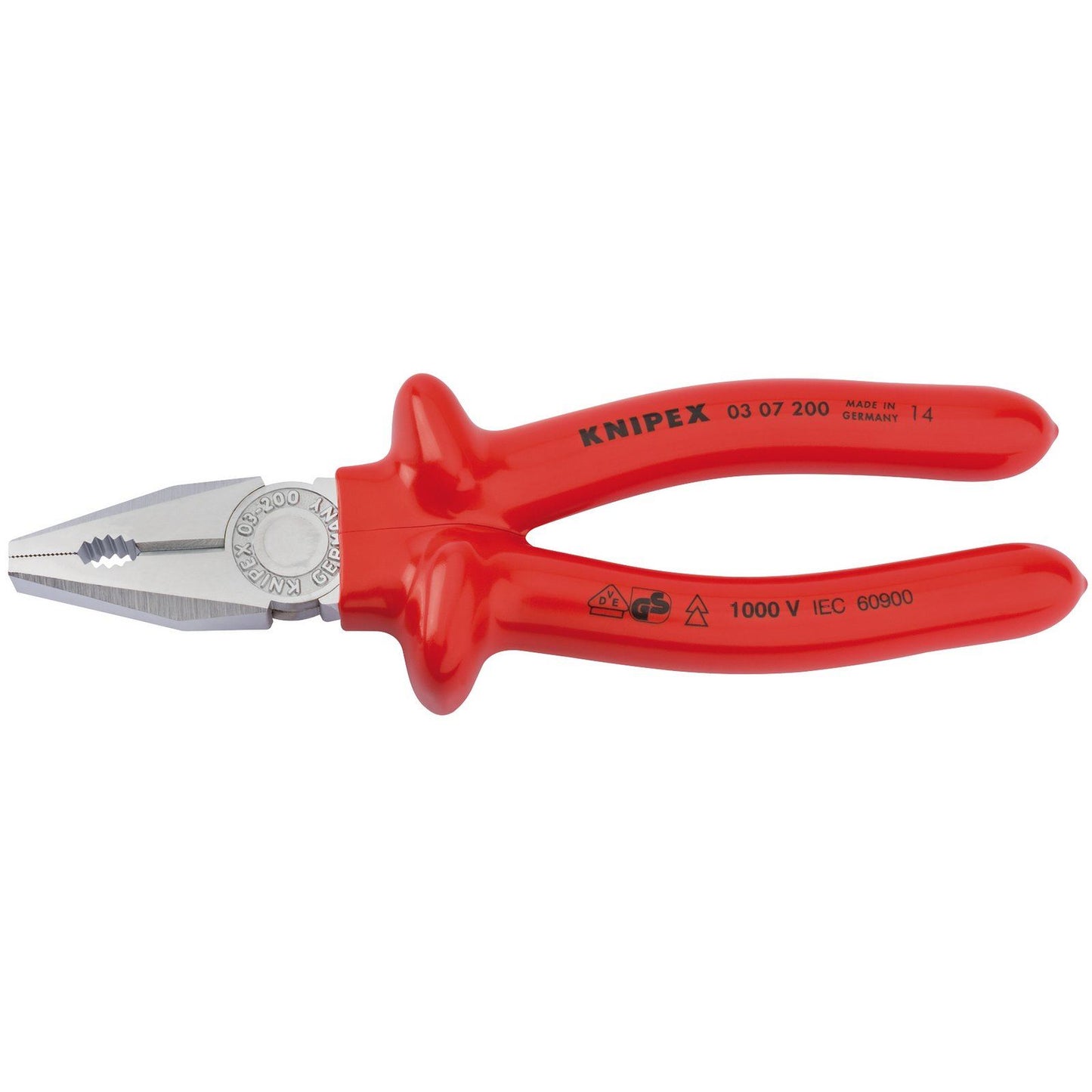 Knipex Knipex 03 07 200 200mm Fully Insulated S Range Combination Pliers - 21453