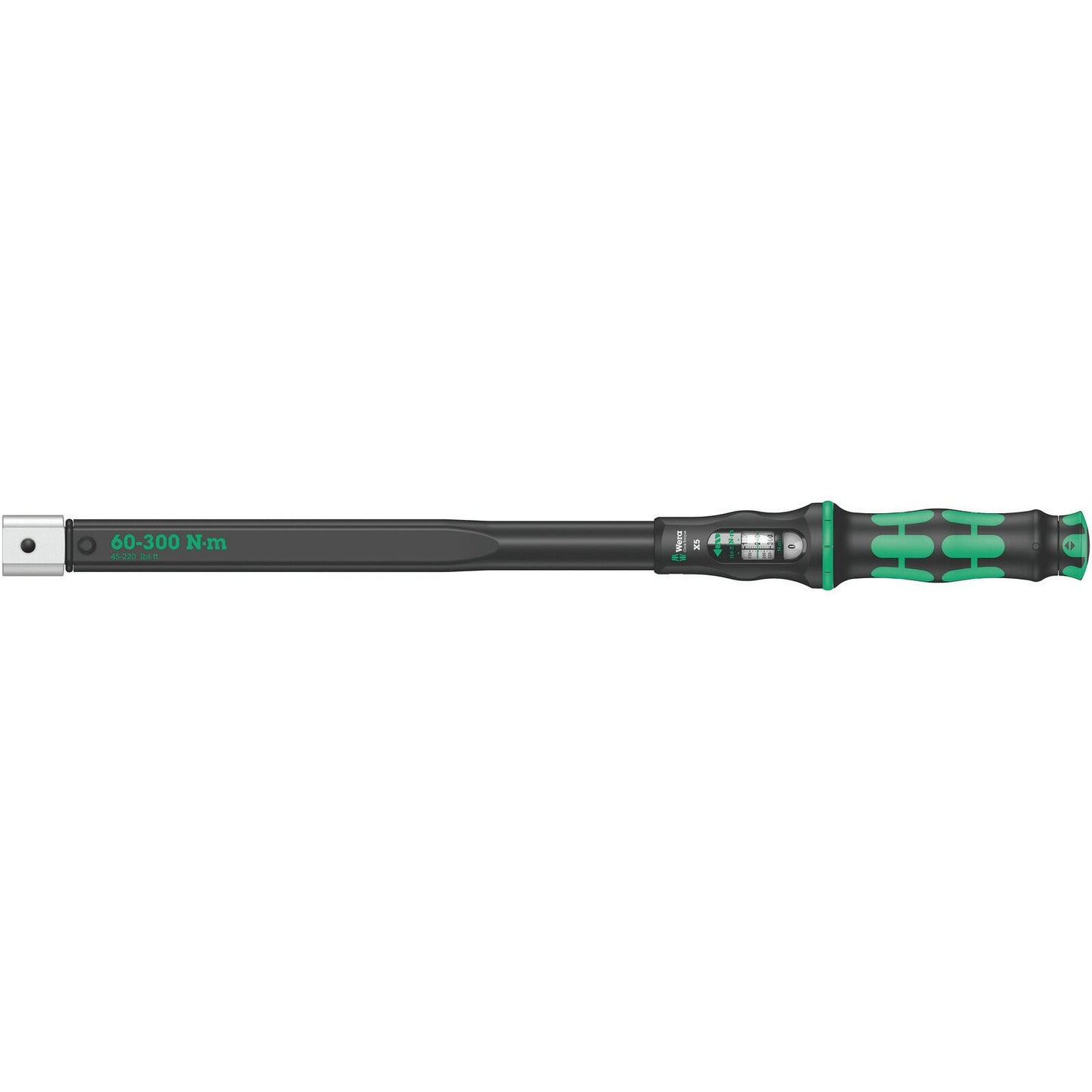 Wera Click Torque X 5 Torque Wrench/Spanner For Insert Tools 60 - 300Nm 14 X 18mm