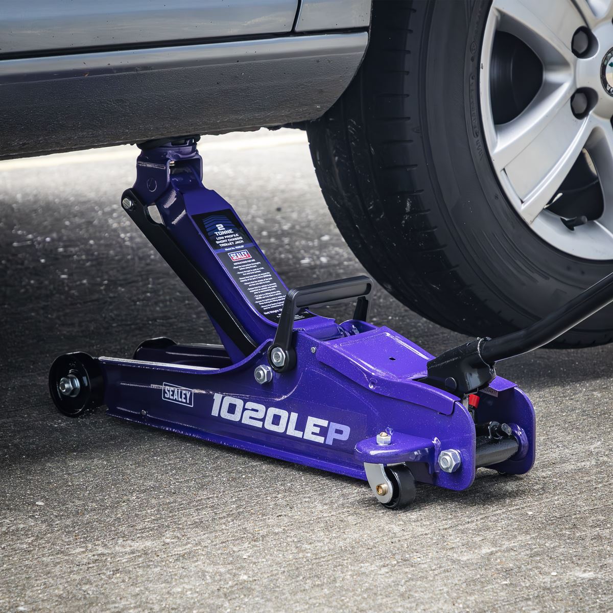 Sealey Low Profile Short Chassis Trolley Jack 2 Tonne - Purple 1020LEP