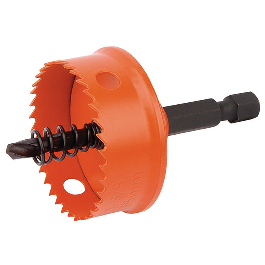 Draper Expert 35mm Bi-Metal Holesaw with Integrated Pilot Drill and Arbor Set - 34988