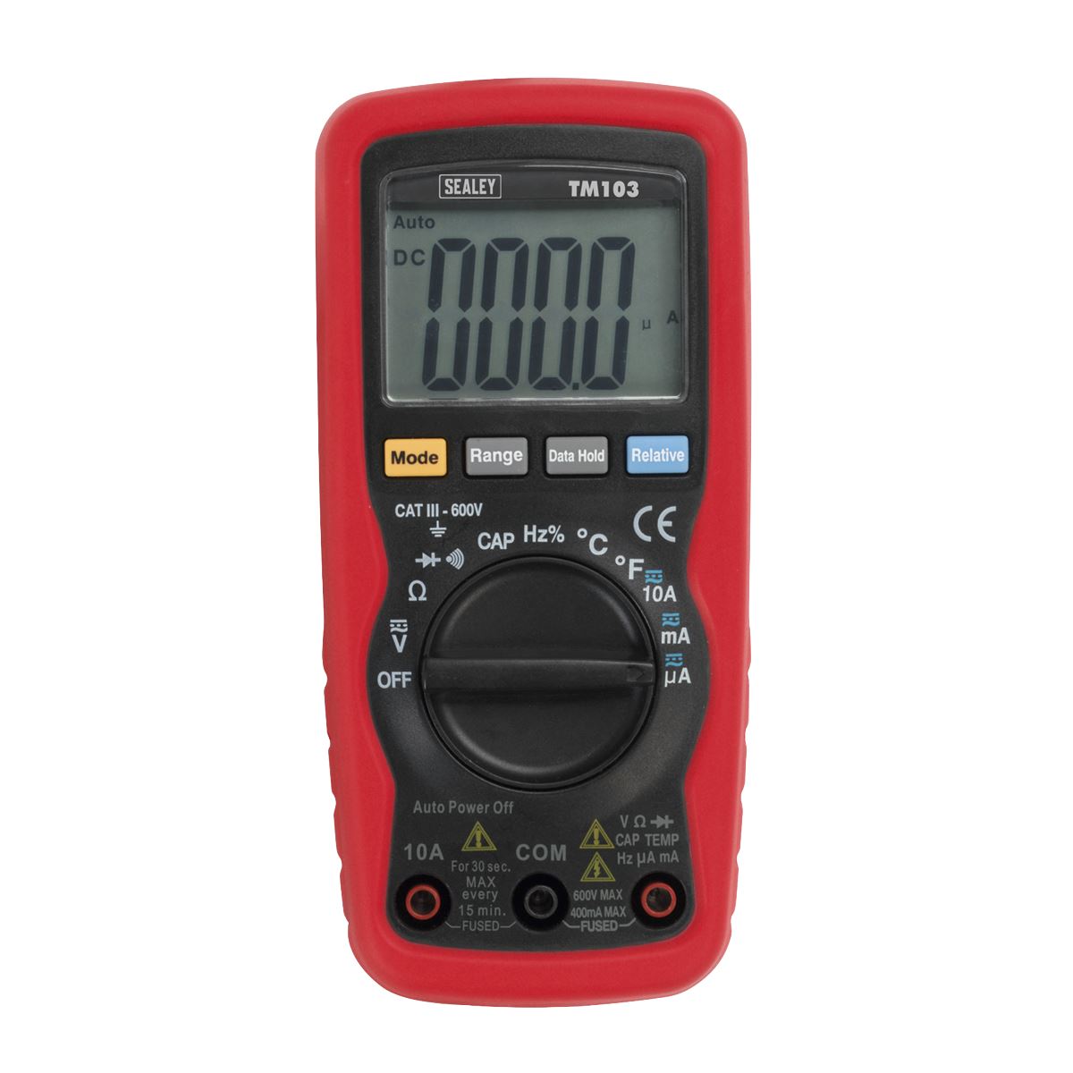 Sealey Professional Auto-Ranging Digital Multimeter - 11-Function TM103