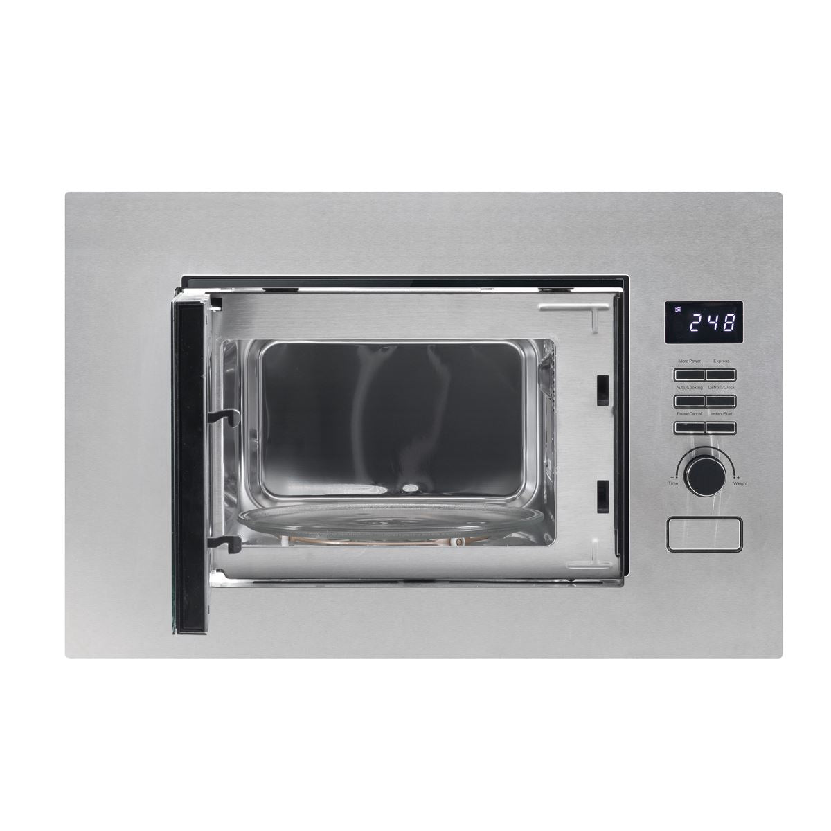 Sealey Baridi 20L Integrated Microwave Oven, 800W, Stainless Steel DH196