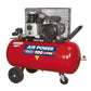 Sealey Air Compressor 100L Belt Drive 3hp Cast Cylinders & Wheels SAC2103B