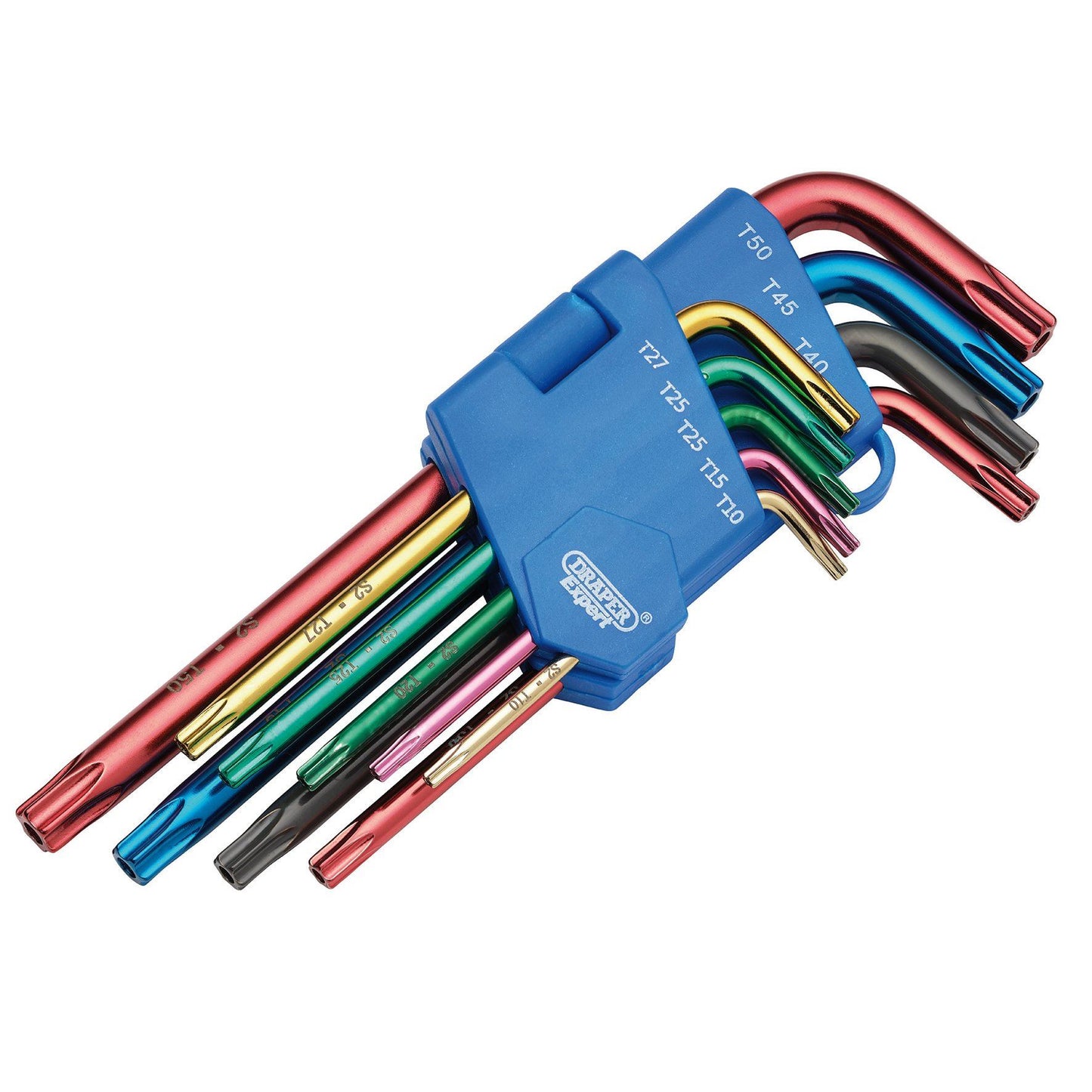 Draper TX-STAR Security Coloured Hex. Key Set (9 Piece)