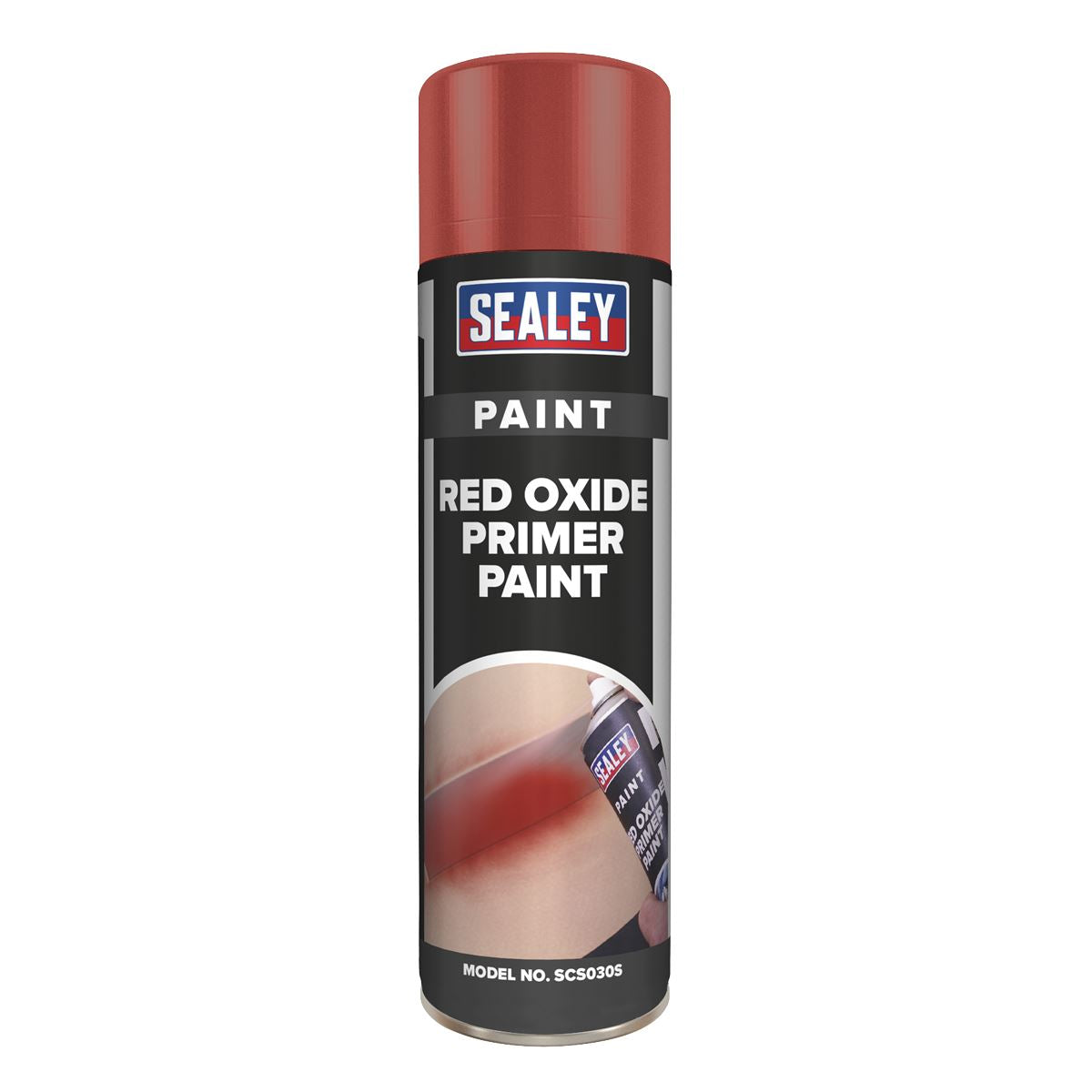 Sealey Red Oxide Primer Paint 500ml Single SCS030S