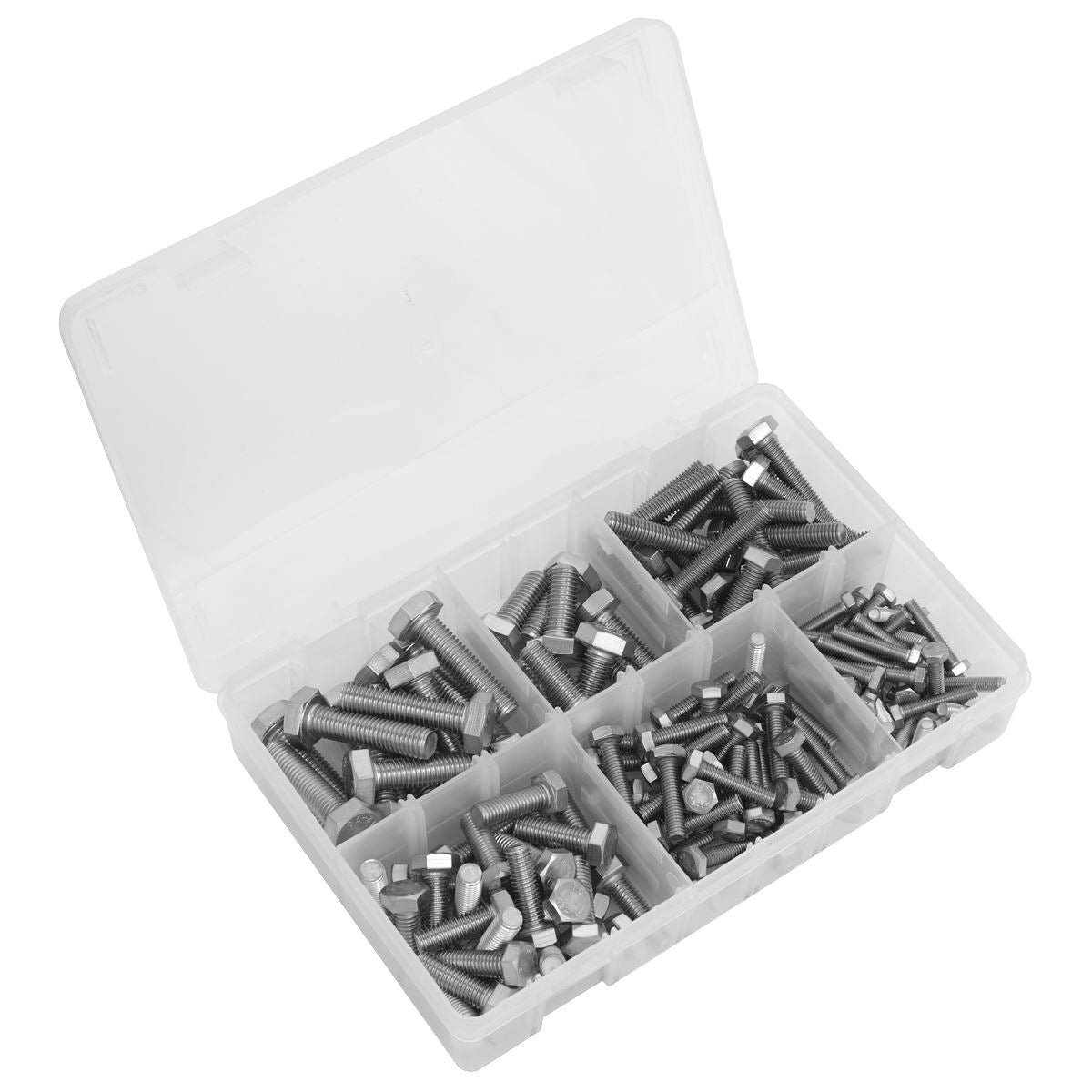 Sealey Stainless Steel Setscrew Assortment 150pc M5-M10 AB078SS