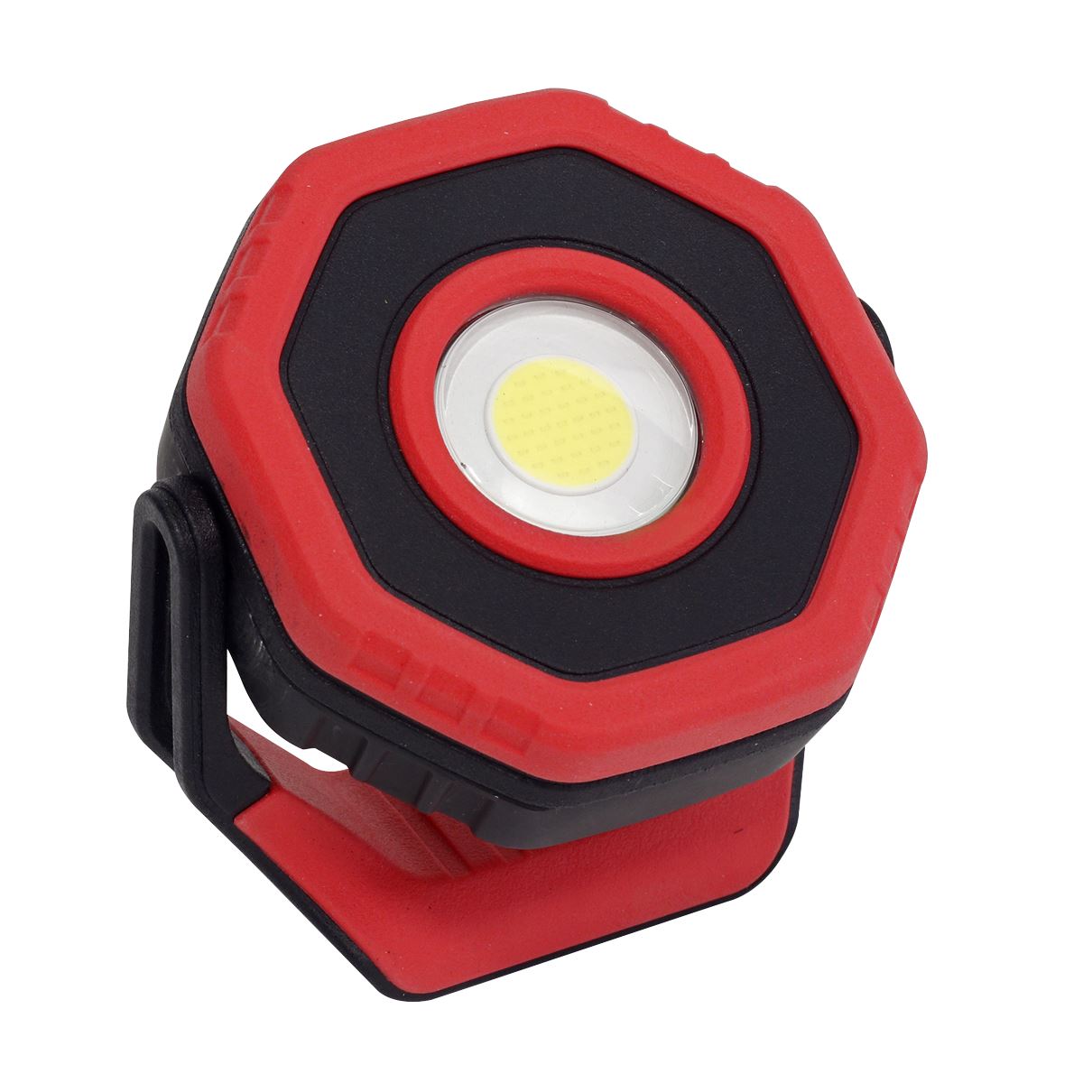 Sealey R/Charge Pocket Floodlight with Magnet 360 7W COB LED - Red LED700PR