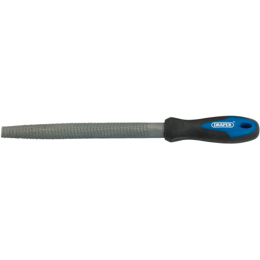 Draper Soft Grip Half Round Cabinet Rasp, 200mm