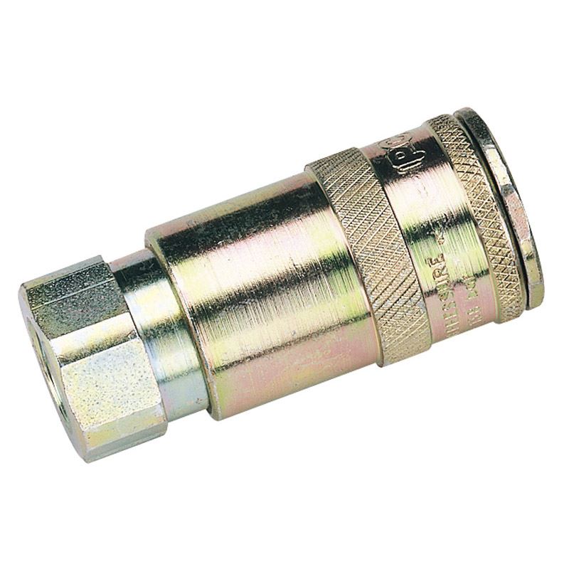 Draper 1x 1/4" BSP Taper Female Thread Vertex Air Coupling Professional Tool