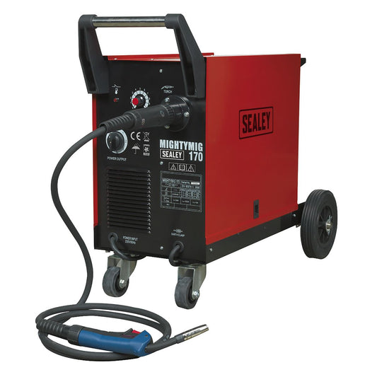 Sealey Professional Gas/No-Gas MIG Welder 170Amp with Euro Torch MIGHTYMIG170