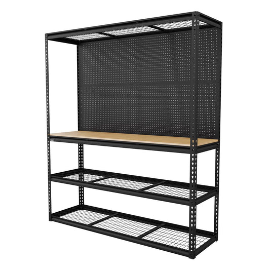 Sealey Heavy-Duty Modular Workbench, Racking, Pegboard 300kg Capacity Per Level