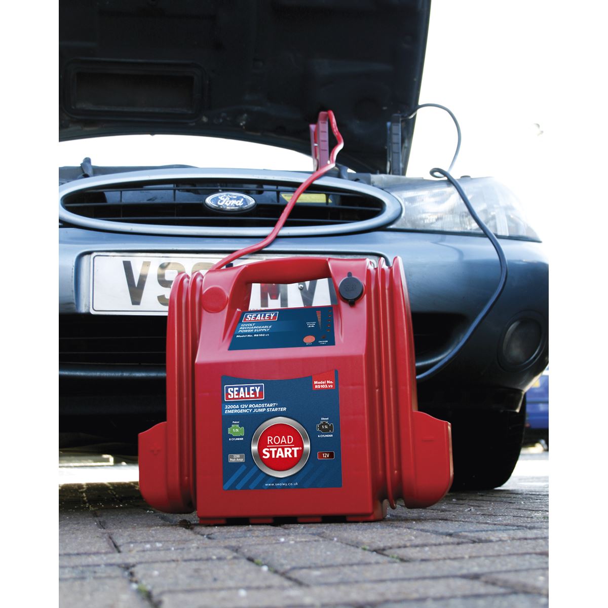 Sealey RoadStart Emergency Jump Starter 12V 3200 Peak Amps RS103