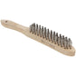 SIP Industrial 4-Row Stainless Steel Wire Brush