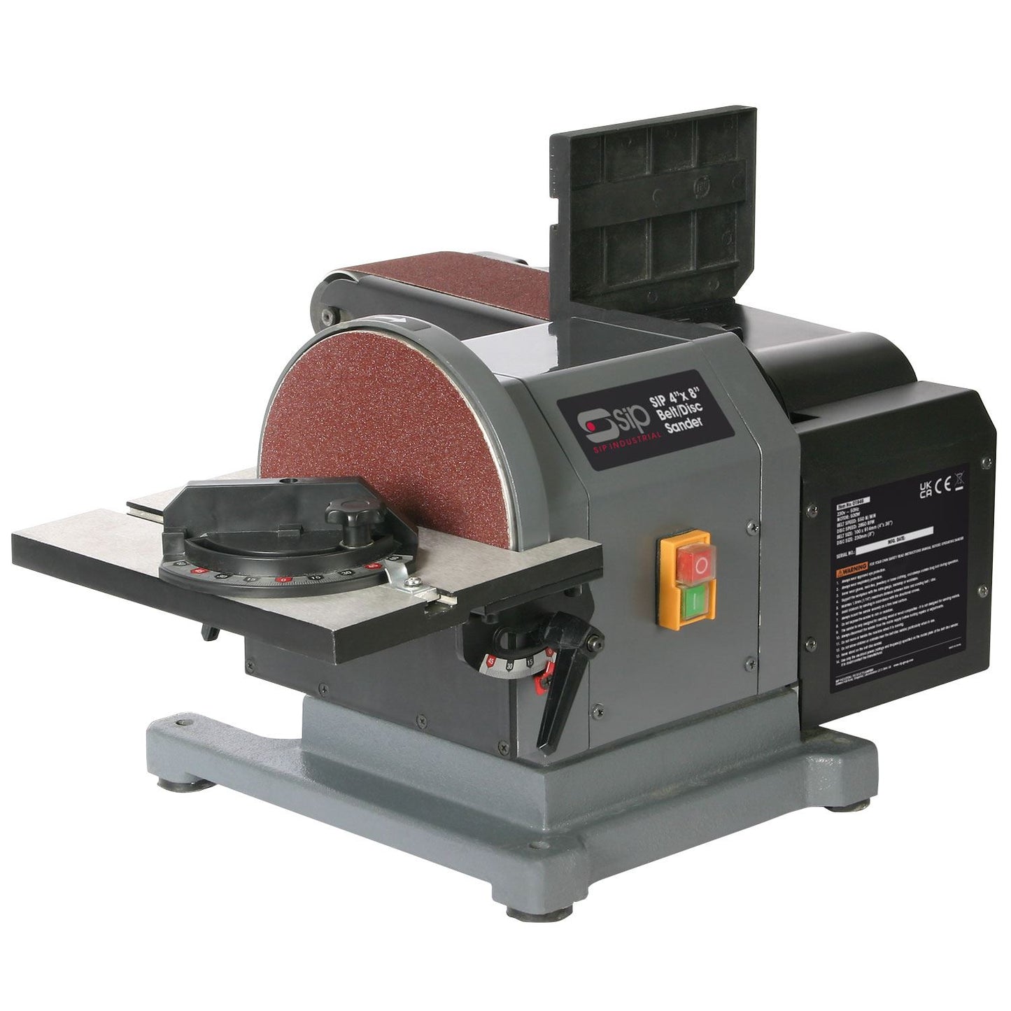 SIP Industrial 4" x 8" Belt Disc Sander