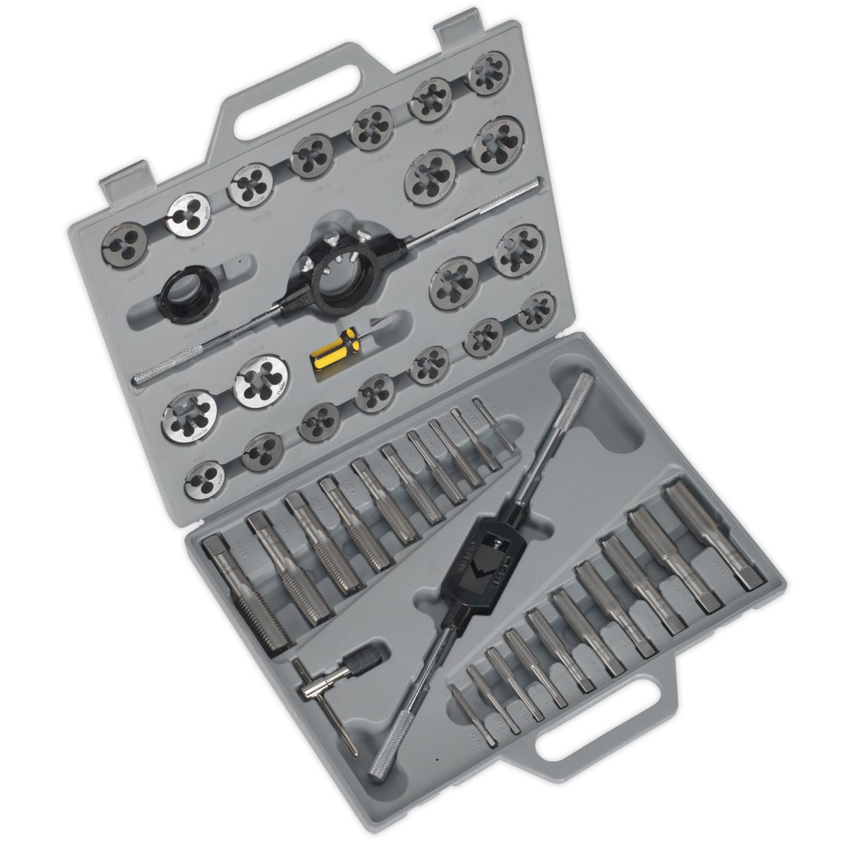 Sealey Tap & Die Set 45pc Split Dies Metric AK303