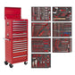 Sealey Tool Chest Combination 14 Drawer - Red with 446pc Tool Kit TBTPCOMBO1