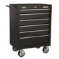 Sealey Topchest, Mid-Box & Rollcab 14 Drawer Stack - Black AP22BSTACK