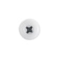 Sealey Numberplate Screw Plastic Head 4.8 x 24mm White Pack of 50 PTNP5