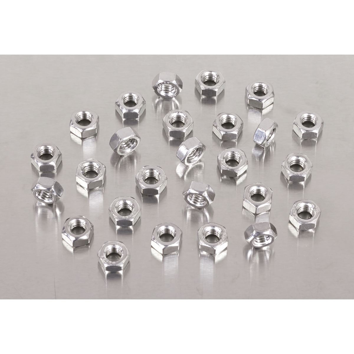 Sealey Stainless Steel Nut Din 934 M6 - Pack of 100 SS6