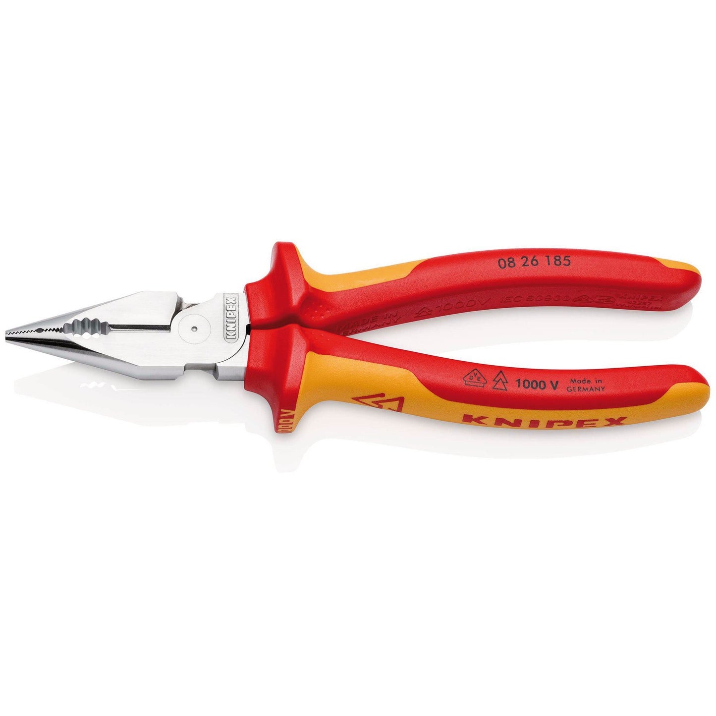 Knipex Pointed Combination Pliers 08 26 185 SB