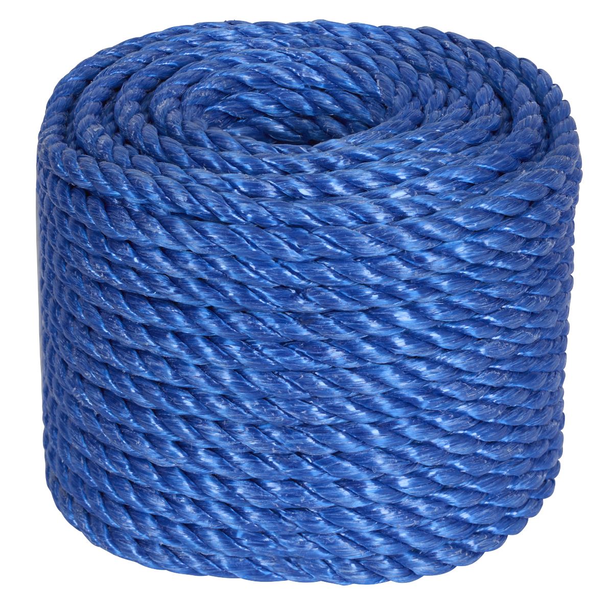 Sealey 8mm x 30m Polypropylene Split Film Twisted Rope, Blue PR830