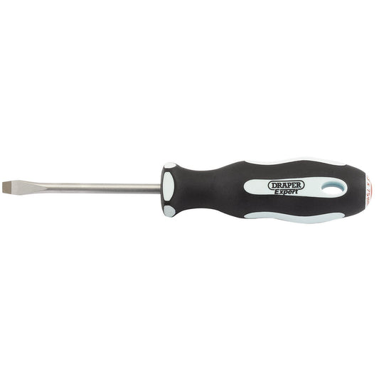 Expert Plain Slot Soft Grip Screwdriver, 5.5x75, By Draper - 34976