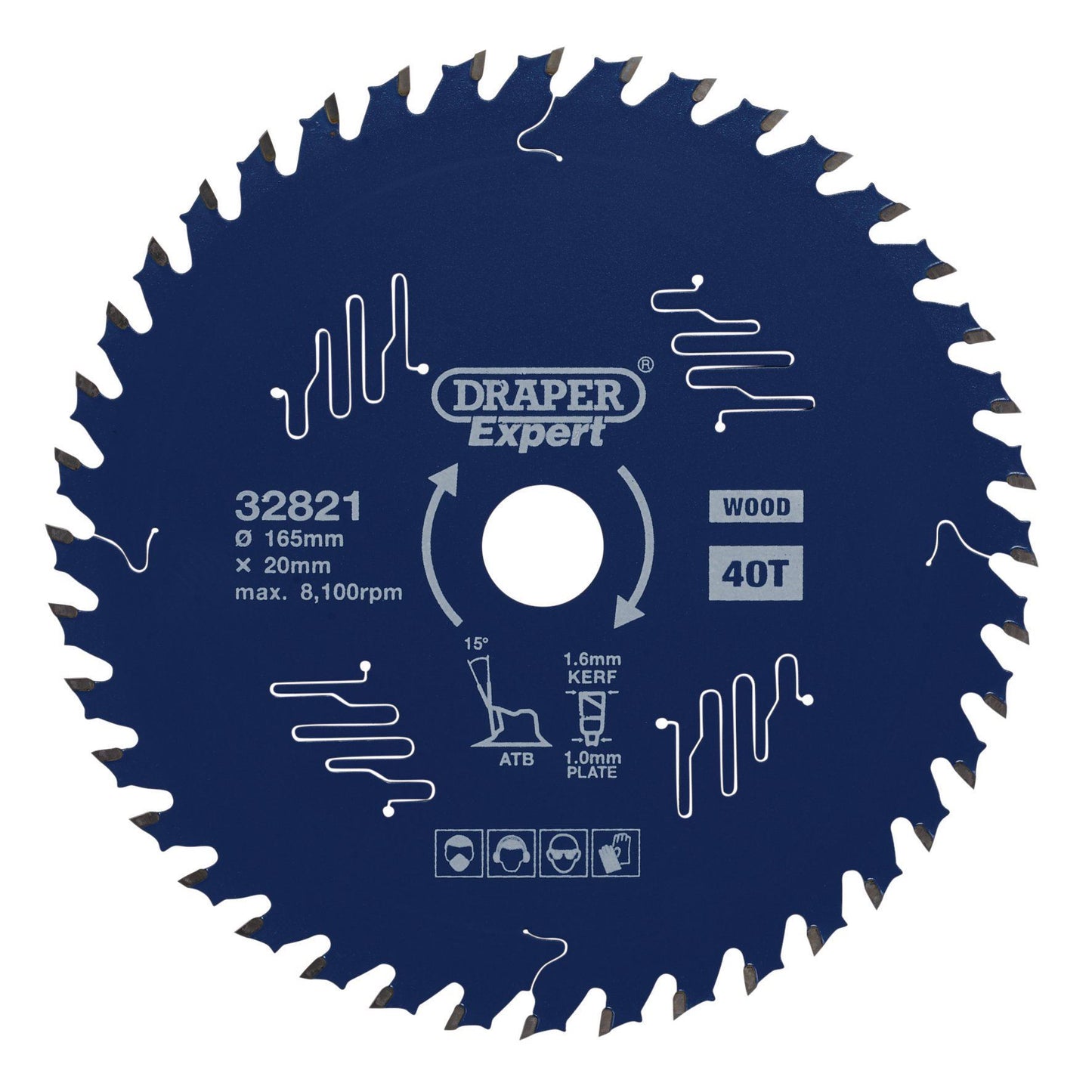 Draper Tct Saw Blade 165mm 40T SBE1