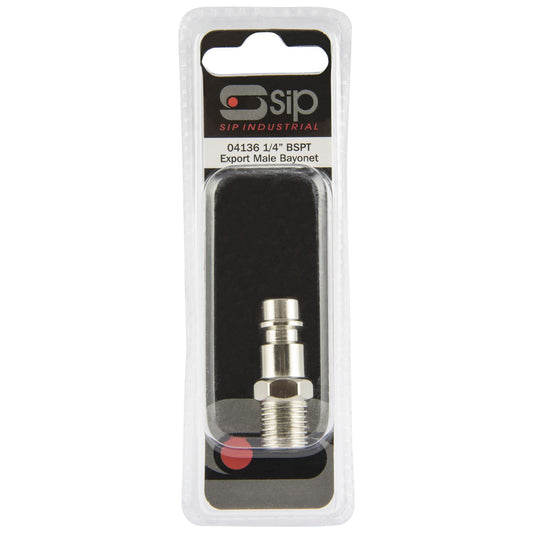 SIP Industrial 1/4" Universal Male Bayonet Adaptor